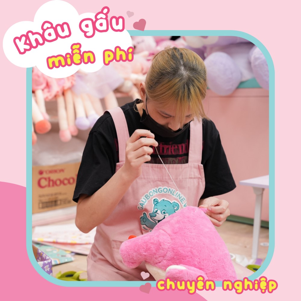 Dịch Vụ Khâu Gấu Miễn Phí Có 1 Không 2 Tại Gấu Bông Online