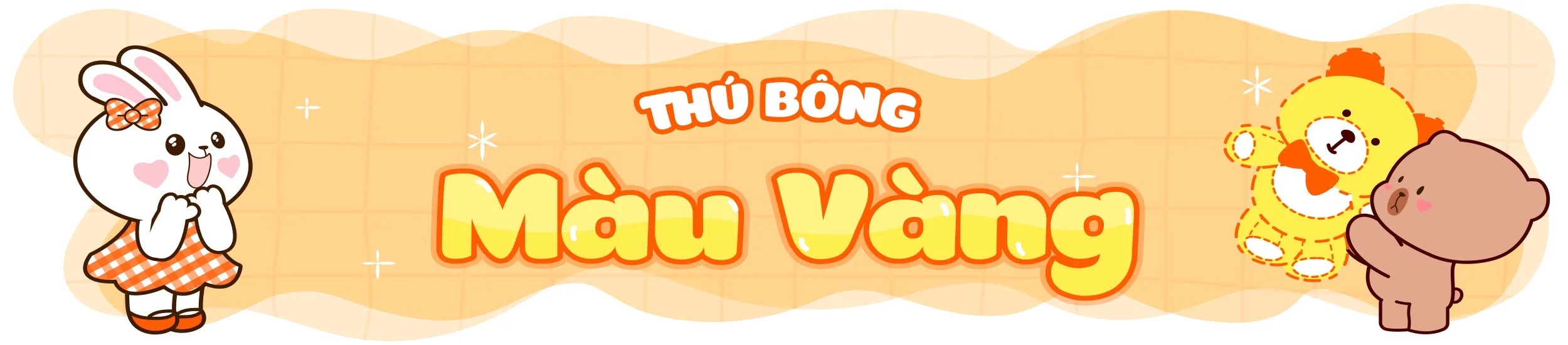Bộ sưu tập gấu bông màu vàng