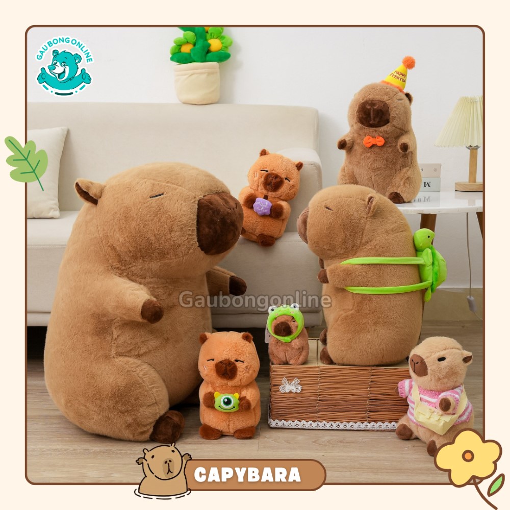 Capybara đem đến năng lượng tích cực cho bạn mỗi ngày