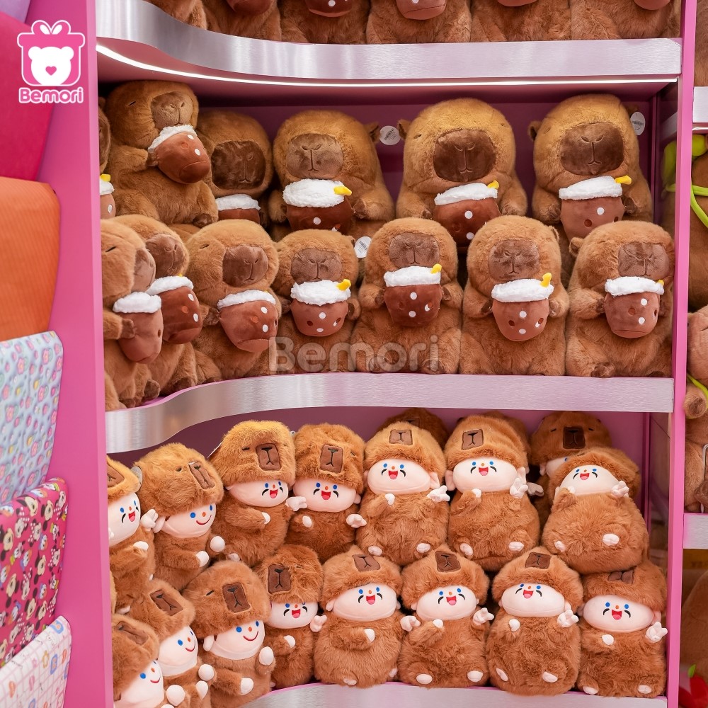 Capybara ôm trà sữa nhìn là no nê, ngắm là say mê