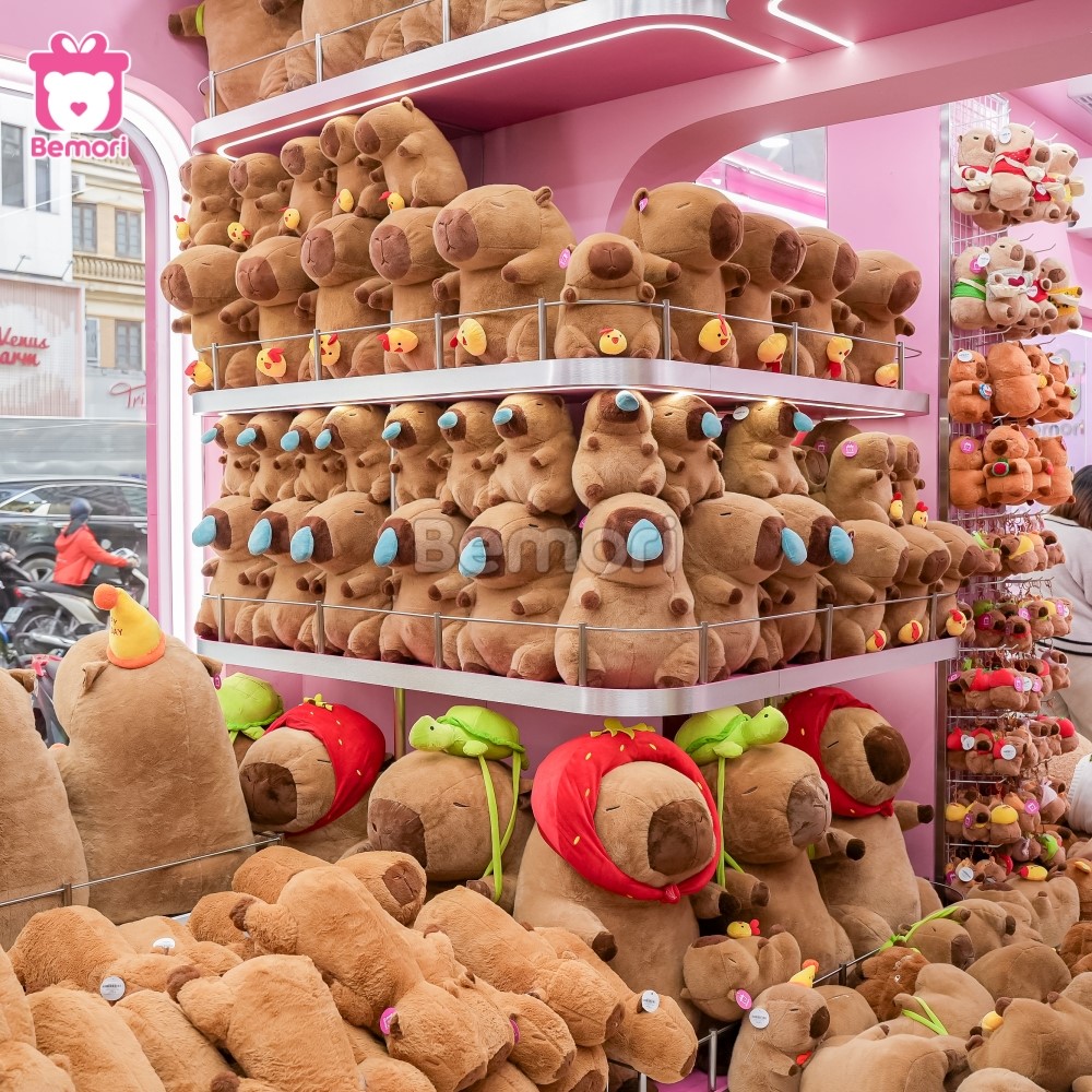 Mê mẩn các em Capybara chảy nước mũi ngộ nghĩnh