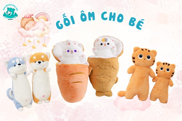 BST Gối Ôm Dễ Thương Cho Bé Yêu