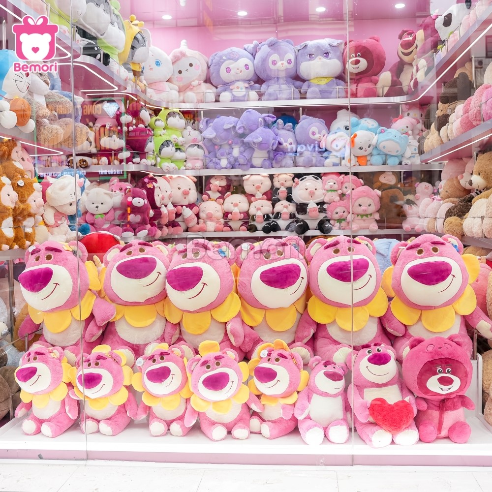 Muôn vàn mẫu gấu dâu Lotso xinh xỉu tại cửa hàng Bemori