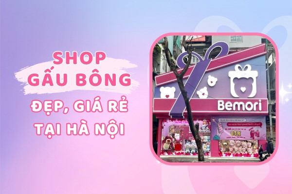 Shop Gấu Bông Đẹp, Giá Rẻ Bất Ngờ "Đốn Tim" Giới Trẻ Tại Hà Nội