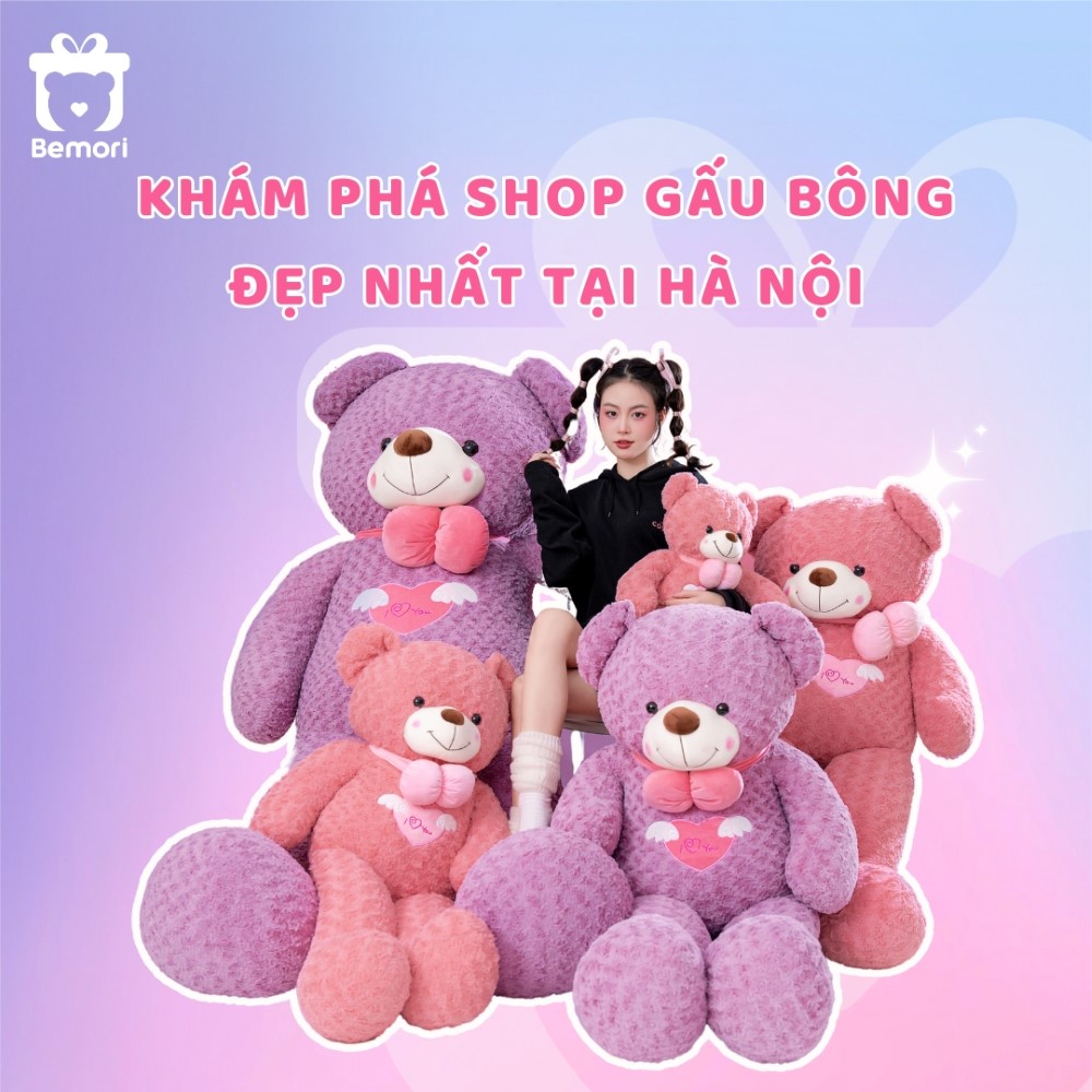Shop Gấu Bông Đẹp, Giá Rẻ Bất Ngờ Đốn Tim Giới Trẻ Tại Hà Nội
