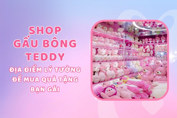 Shop Gấu Bông Teddy: Điểm Đến Hoàn Hảo Cho Quà Tặng Bạn Gái Ngọt Ngào