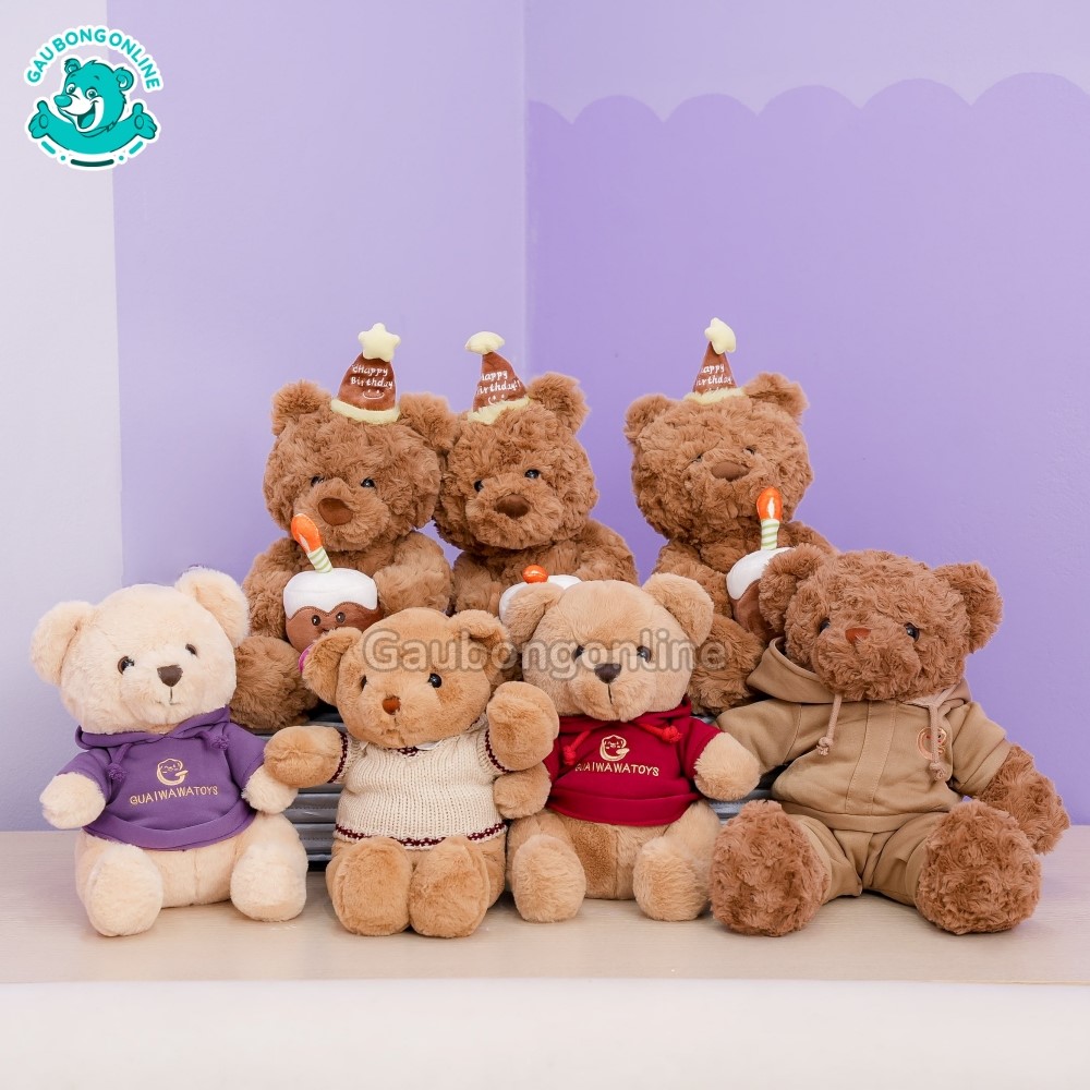 Gấu Bông Teddy Nhỏ Tặng Sinh Nhật Cho Bé Yêu