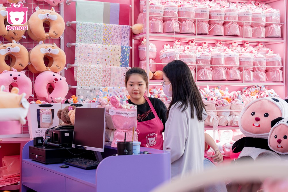Khách nữ siêu cute nhà Bemori