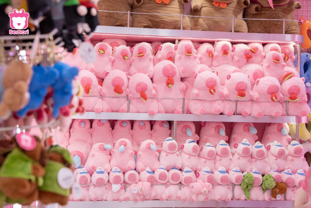 Ưu đãi mua kèm Capybara hồng đeo bóng 32cm siêu cute với giá chỉ 1K