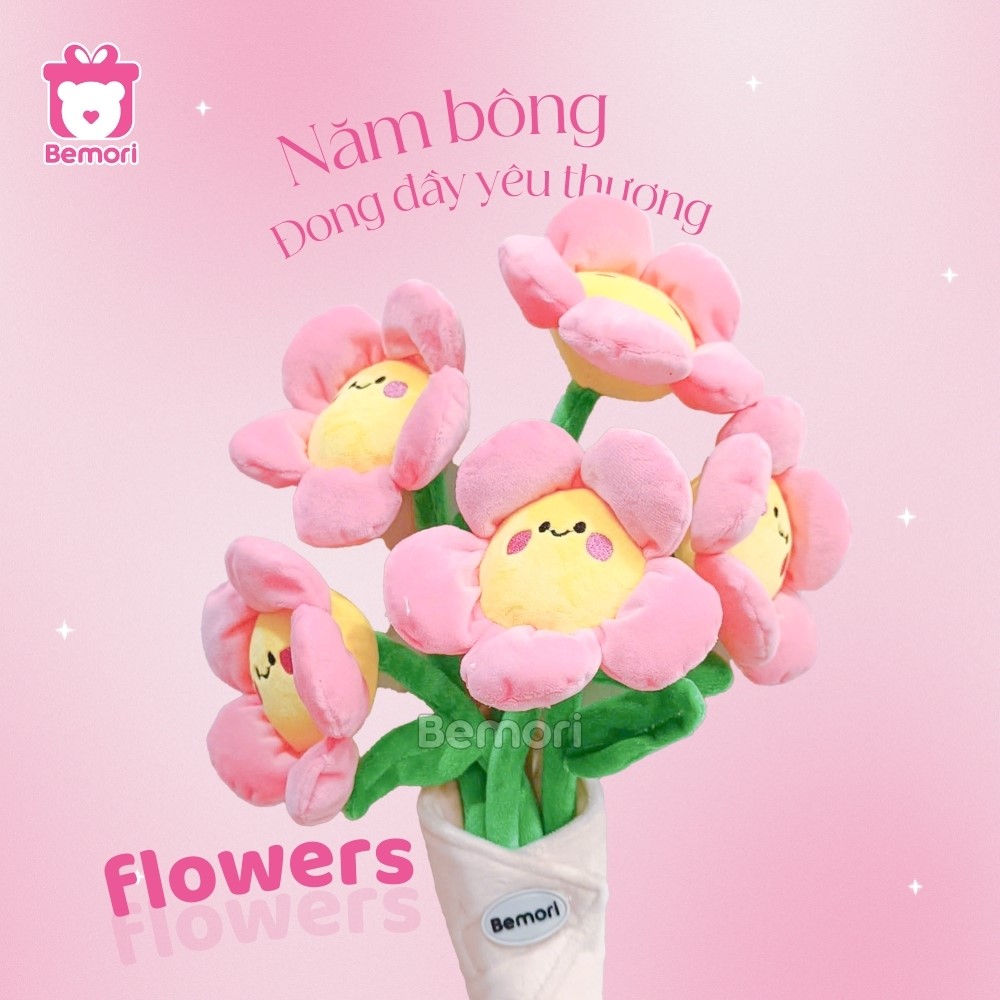 Bó hoa bông - gửi yêu thương thay lời muốn nói
