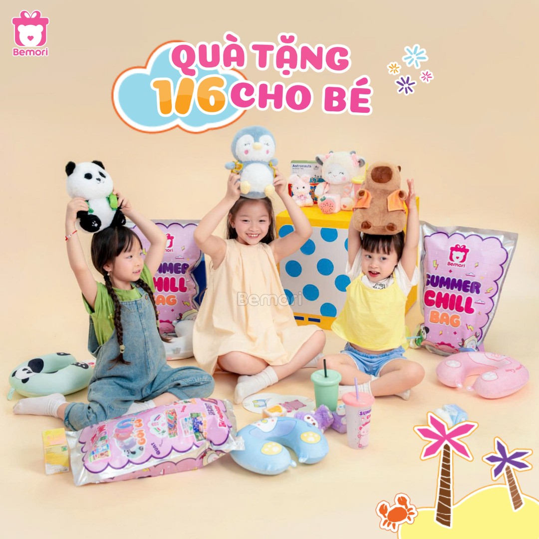 Túi mù khổng lồ: Quà tặng 1/6 cho bé yêu