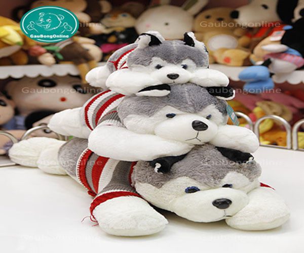 (Chó bông Husky phiên bản thú bông)