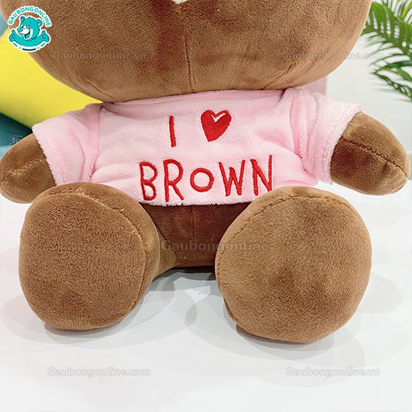 Brown Cony Áo Love
