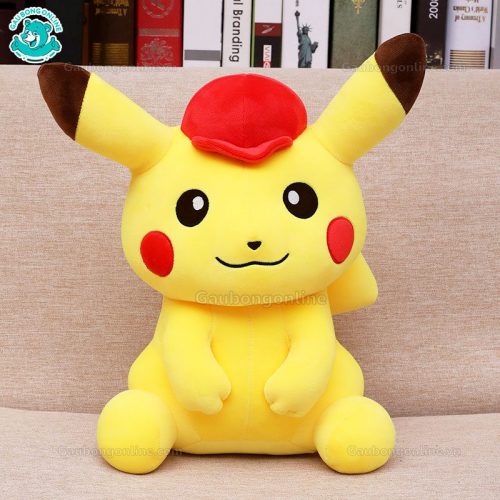 Pikachu Bông Đội Mũ