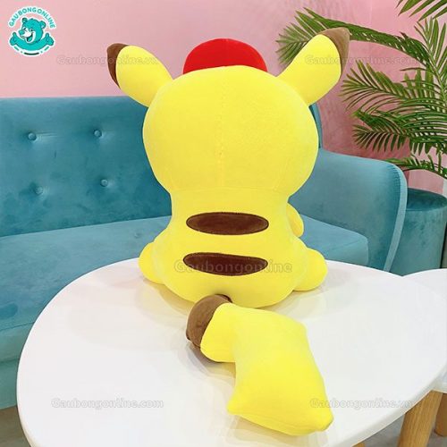 Pikachu Bông Đội Mũ