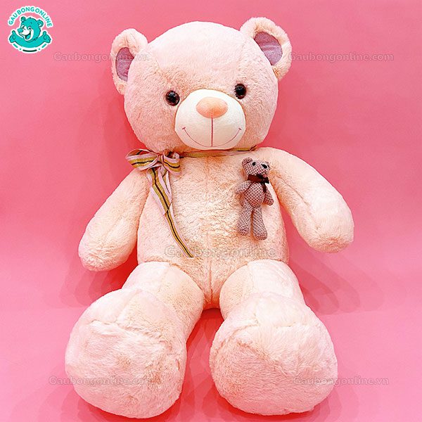 Gấu Bông Teddy Nơ Đính Gấu