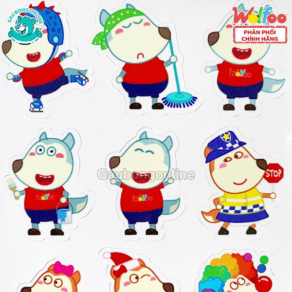 Wolfoo Sticker