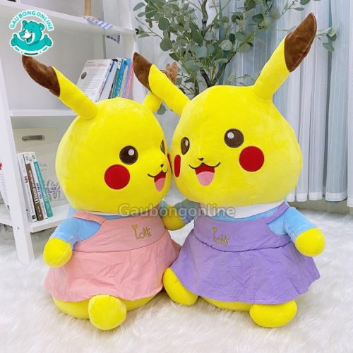 Pikachu Bông Mặc Váy