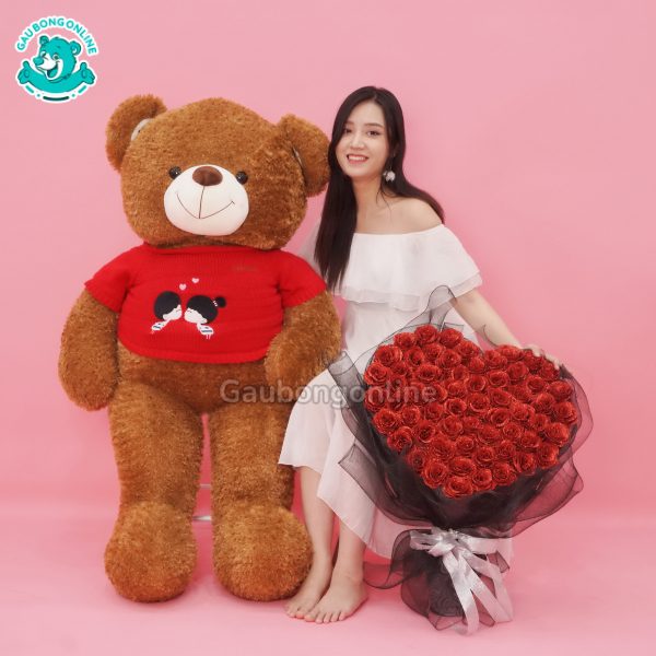 Gấu Teddy Và Hoa Sáp 
