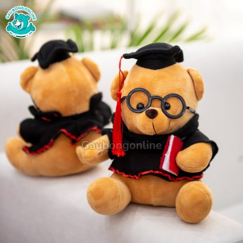 Gấu Bông Cử Nhân Đeo Kính