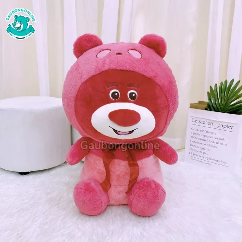 Gấu Bông Lotso Đỏ Mũ Nơ