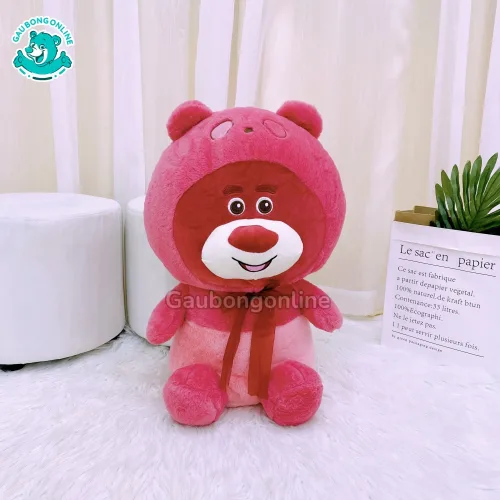 Gấu Bông Lotso Đỏ Mũ Nơ