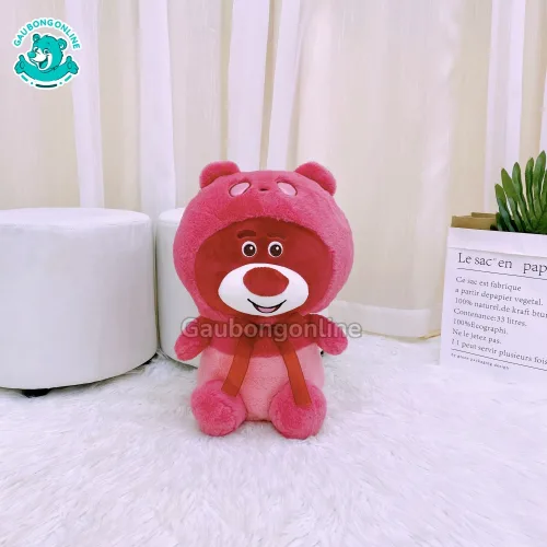 Gấu Bông Lotso Đỏ Mũ Nơ