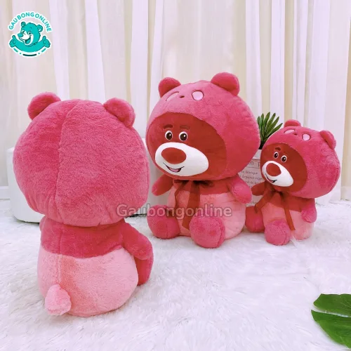 Gấu Bông Lotso Đỏ Mũ Nơ