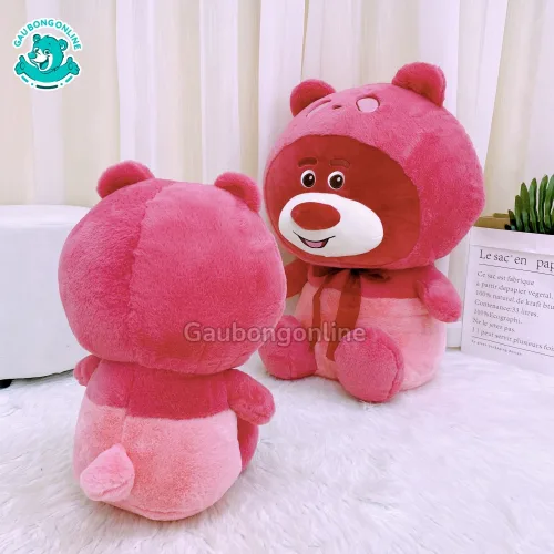 Gấu Bông Lotso Đỏ Mũ Nơ