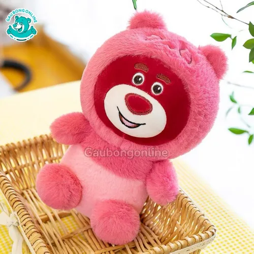 Gấu Bông Lotso Đỏ Mũ Nơ