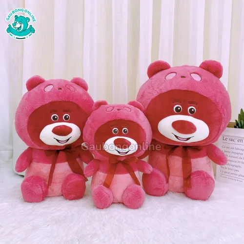 Gấu Bông Lotso Đỏ Mũ Nơ