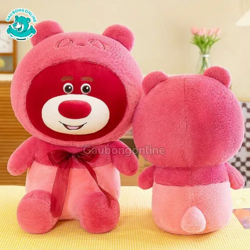 Gấu Bông Lotso Đỏ Mũ Nơ