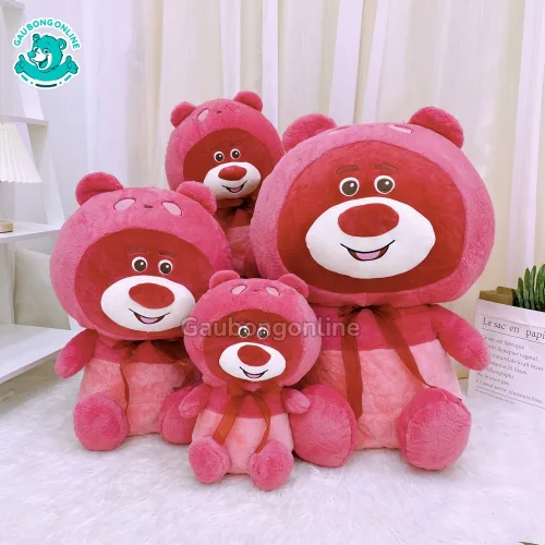 Gấu Bông Lotso Đỏ Mũ Nơ