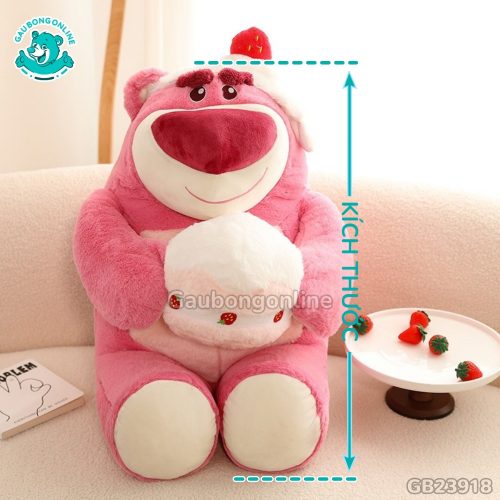 Gấu Bông Lotso Ôm Bánh Kem