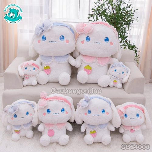 Thỏ Bông Trắng Bụng Dâu