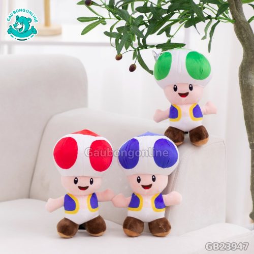 Đầu Nấm Toad Nhồi Bông