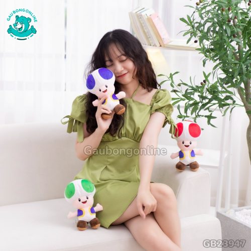 Đầu Nấm Toad Nhồi Bông