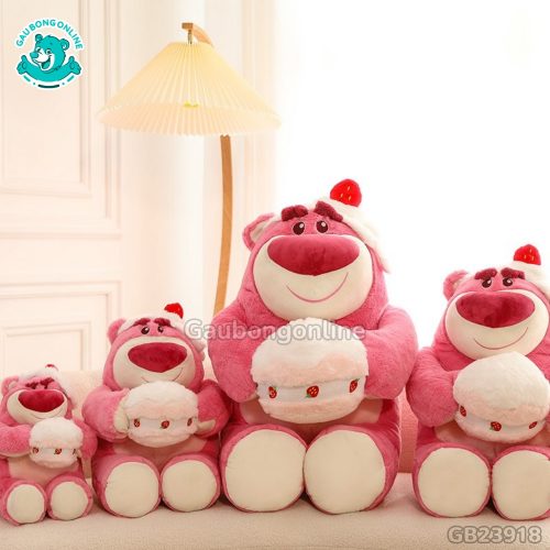 Gấu Bông Lotso Ôm Bánh Kem