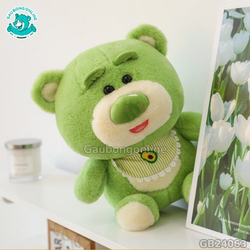 Gấu Bông Lotso Baby Yếm Bơ Xanh Lá