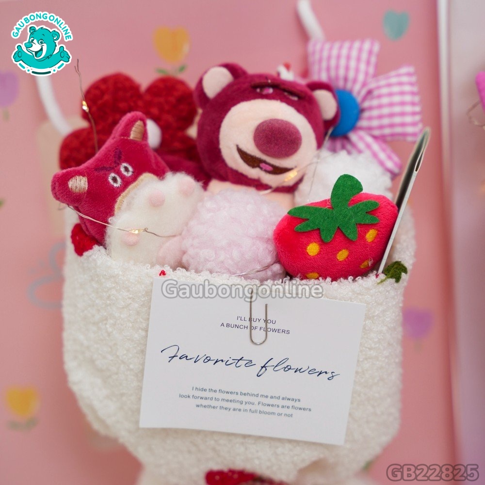 Set Bó Hoa Gấu Bông Lotso 