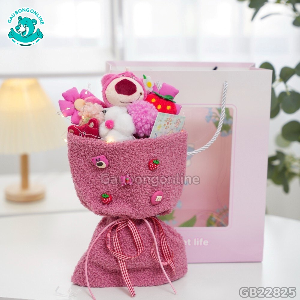 Set Bó Hoa Gấu Bông Lotso 