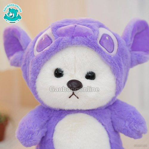 Gấu Bông Lena Cosplay Stitch Tím