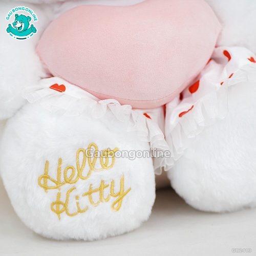 Mèo Bông Kitty Váy Ôm Tim