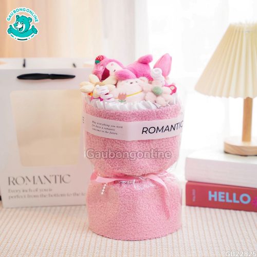 Set Bó Hoa Vải Lotso - Hoa Tulip