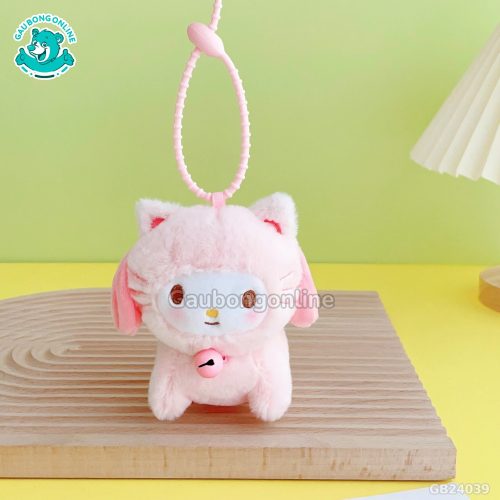 Móc Khóa Bộ 6 Thú Móc Nhựa
