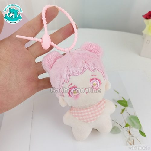 Móc Khóa Búp Bê Yếm Kẻ