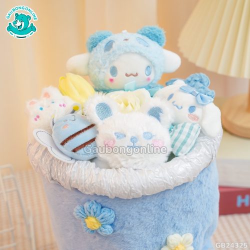 Set Bó Hoa Vải Lông