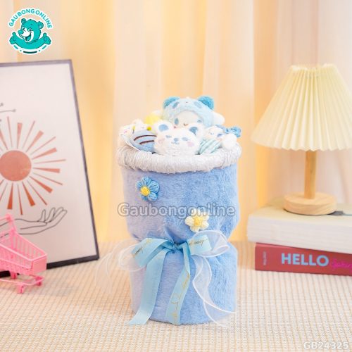 Set Bó Hoa Vải Lông