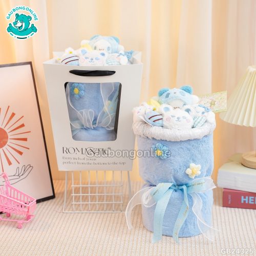 Set Bó Hoa Vải Lông