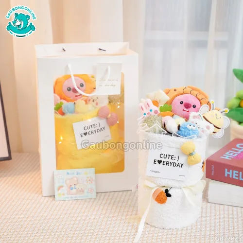 Set Bó Hoa Vải Loopy